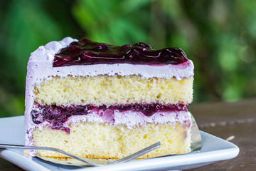 Blueberry cake