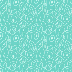Naklejka premium seamless pattern with neurons