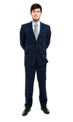 Obraz premium Handsome businessman full length