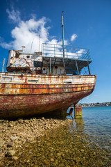 Fototapeta premium Shipwrecks in Brittany