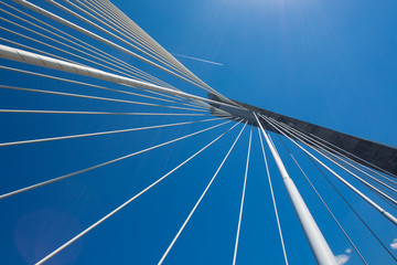 Detail of the Terenez bridge