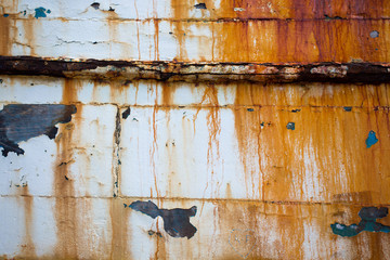 Detail of shipwrecks in Brittany