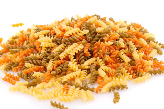 Colorful pasta