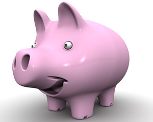 Свинья. Крупный план