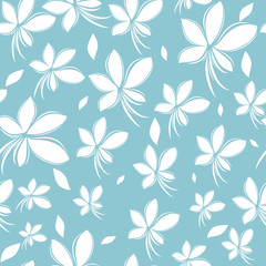 Flowers seamless pattern