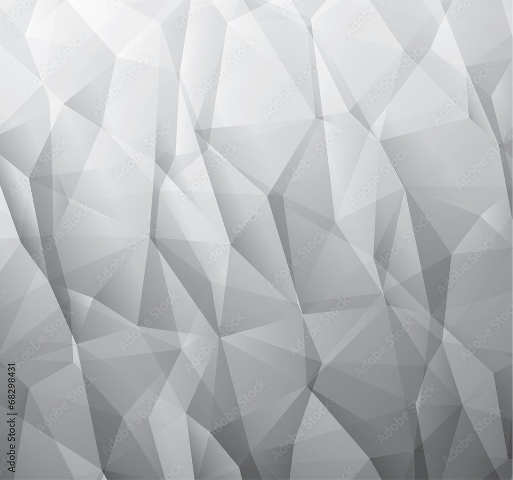 Poster abstract monochromatic background made from triangles
