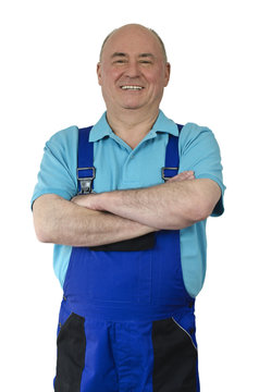 Zufriedener Handwerker