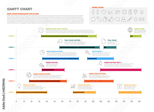 Gantt Chart Adobe Illustrator