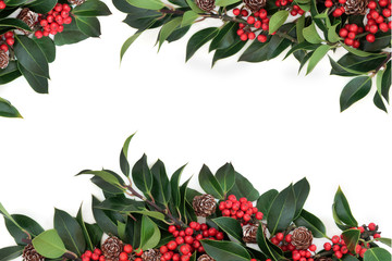 Holly Berry Border