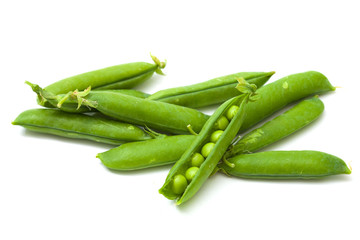 sweet fresh green peas