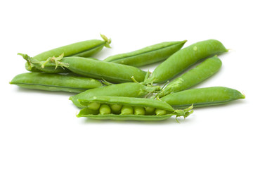 sweet fresh green peas