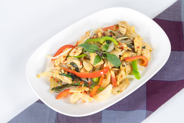 Chicken with Spicy Basil leaf