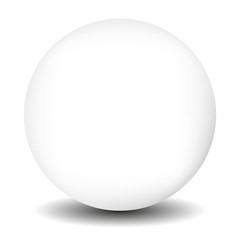 Weiße Kugel Template