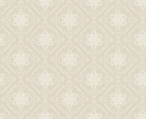 Seamless damask decorative wallpaper