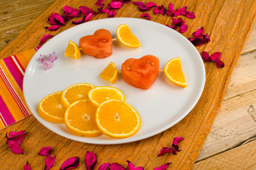Fruity Valentines dessert