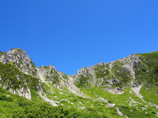 Senjojiki Cirque at the Mount Kisokoma in Nagano, Japan