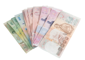 Obraz na płótnie Canvas thai banknotes