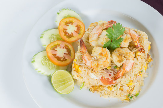 Thai Fried rice  with shrimp