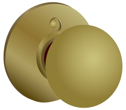 Round doorknob