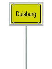 Duisburg - Ortsschild