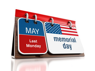 Memorial Day calendar