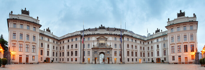 Courtyard of Honor in Prague Castle.