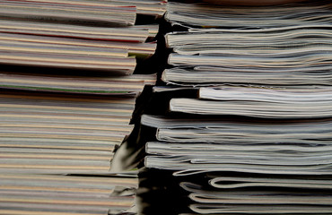 Hintergrund Stapel Zeitschriften