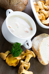 leckere Pfifferlingssuppe