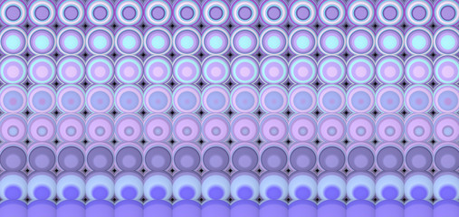 3d abstract tiled mosaic background in purple lavender