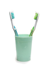 two toothbrushes