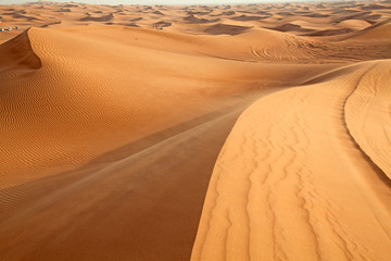 Red sand desert