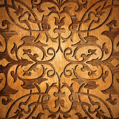 Oriental wooden texture background 
