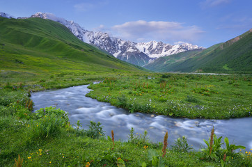 Rapid mountain river