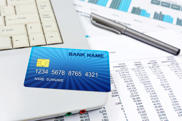 Business detail of a internet credit card