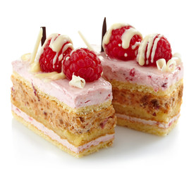 Raspberry cake
