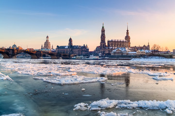 Das winterliche Dresden