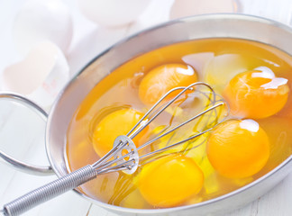 raw eggs