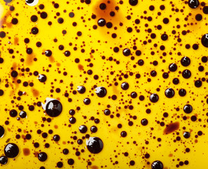 texture of bubbles and streaks