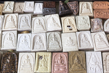 Amulett auf dem Amulettmarkt in Bangkok