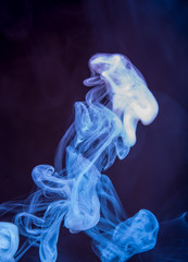 abstract form of smoke