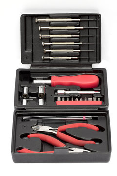 toolbox on the white background