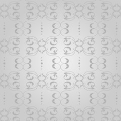 Seamless floral pattern. Vintage vector illustration.