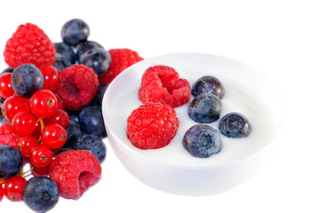 Yogurt con frutti di bosco