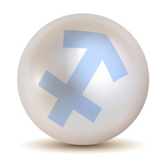 Perle Zodiac Sternzeichen Schütze 23.11 - 21.12