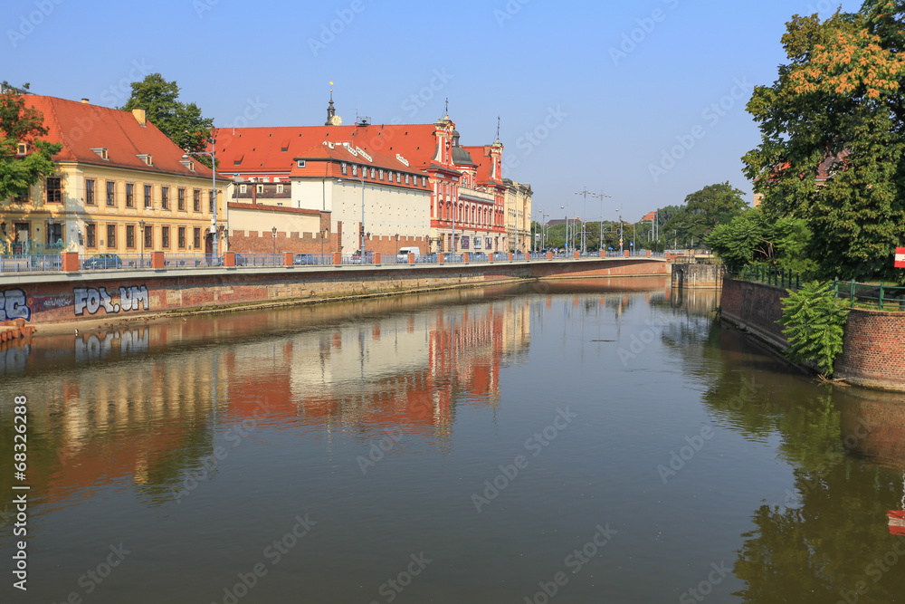 Sticker Wrocław - Krajobraz miejski