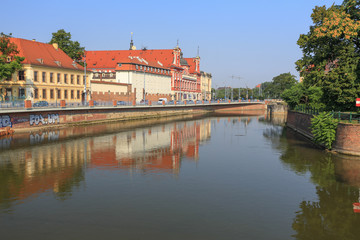 Fototapeta premium Wrocław - Krajobraz miejski