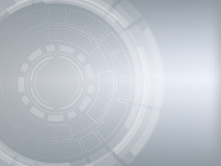 Obraz premium Grey Technology Background design