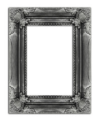 antique frame isolated on white background