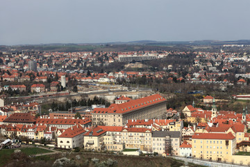 View of residential quarter from Petrin hill