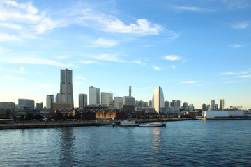 Fototapeta na wymiar Japan landscape at Yokohama city